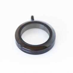 Black Locket Screw Top - 2.5cm